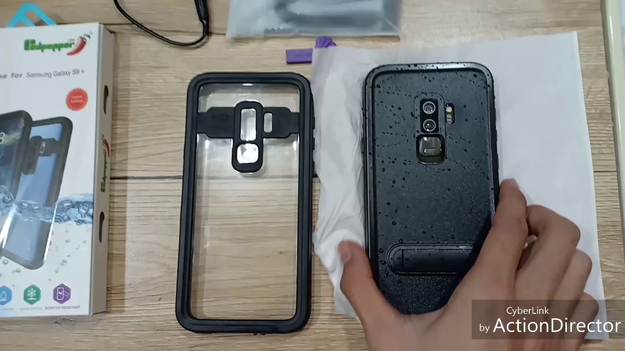 REDPEPPER LIFEPROOF SAMSUNG S8 / S8 PLUS / S9 / S9 PLUS -IP68 WATERPROOF CASE TAHAN AIR (BLACK )