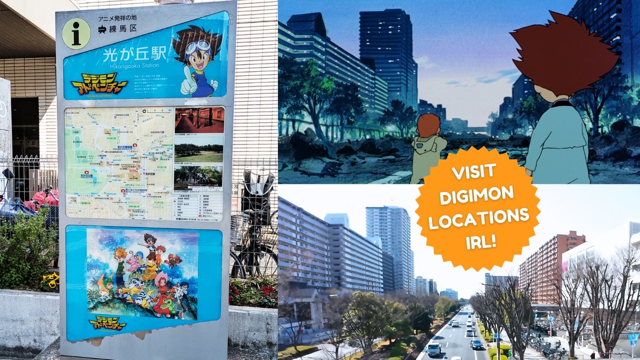 Real Life Digimon Locations, Japan! Plus Digimon Haul + Anime Museum