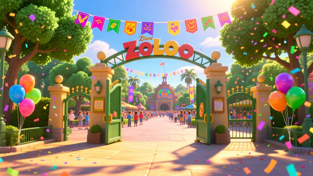🦁🐼✨ The Zoo of Happy Smiles, 😊🌈