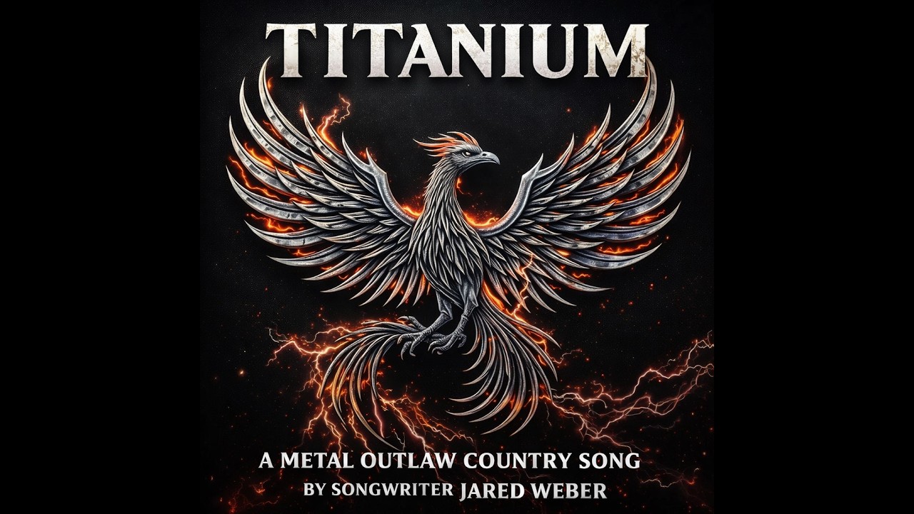 Titanium, Official Lyric Video, Jared Weber #metal #outlawcountry #anthem #trending #fyp #viral