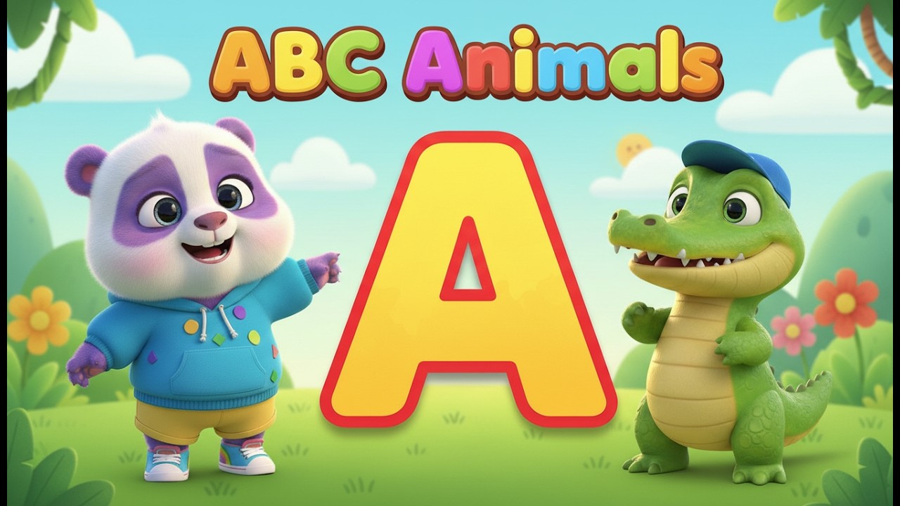 Learn The ABC Phonic Song with APPLE as Your First Lesson-ABC Songs, ABCD, Nursery Rhymes, Baby Song