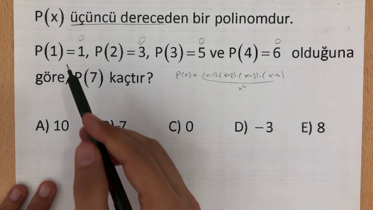 BABA 1 POLİNOM Sorusu.. Öncesinde Bi tık kolayı.. 👍