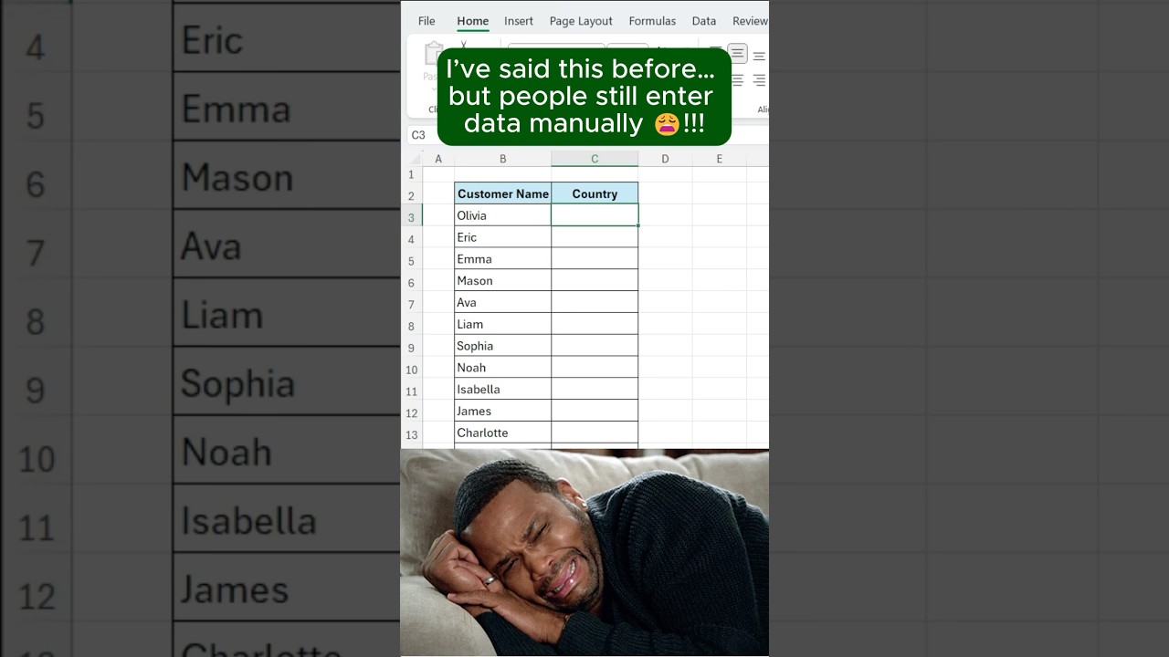 Smart Excel Trick: Data Validation 💡