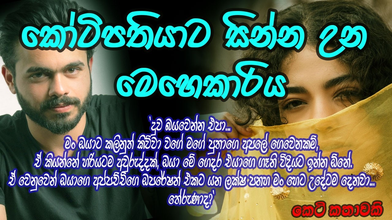 කෝටිපතියාට සින්න උන මෙහෙකාරිය #කෙටිකතා #ketikatha#adarakatha #lovestory#storys