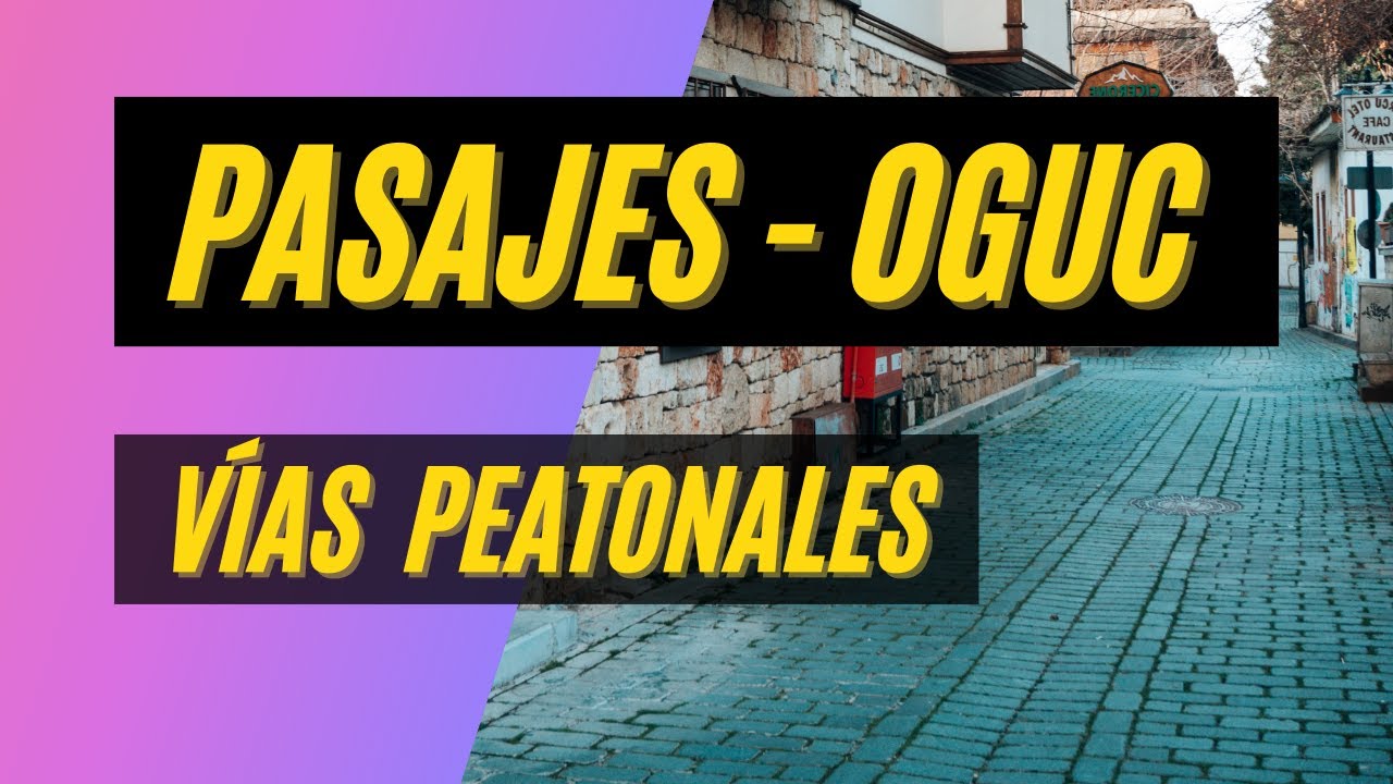 DISE&Ntilde;O DE PASAJES - OGUC   #silvanaariela #oguc
