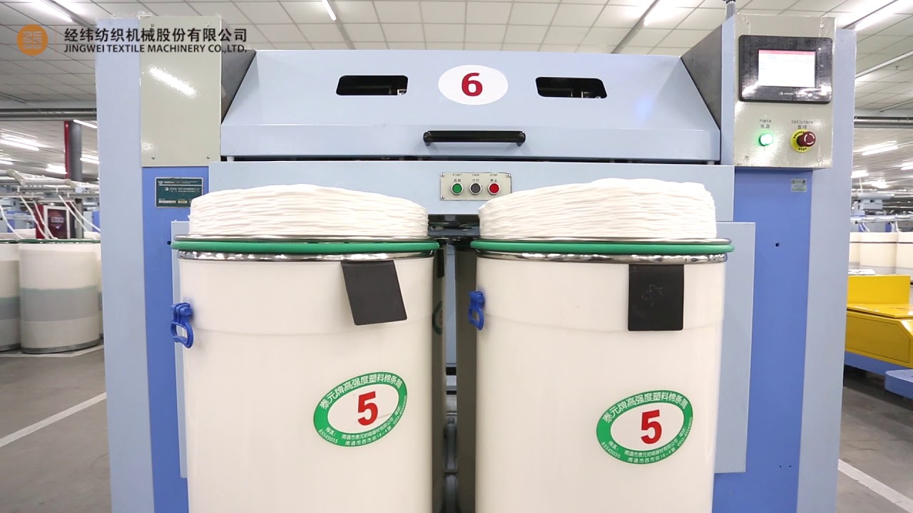 JINGWEI Textile Machinery Whole Peocess Equipment Manufacturer from Blowing to Spinning Machine