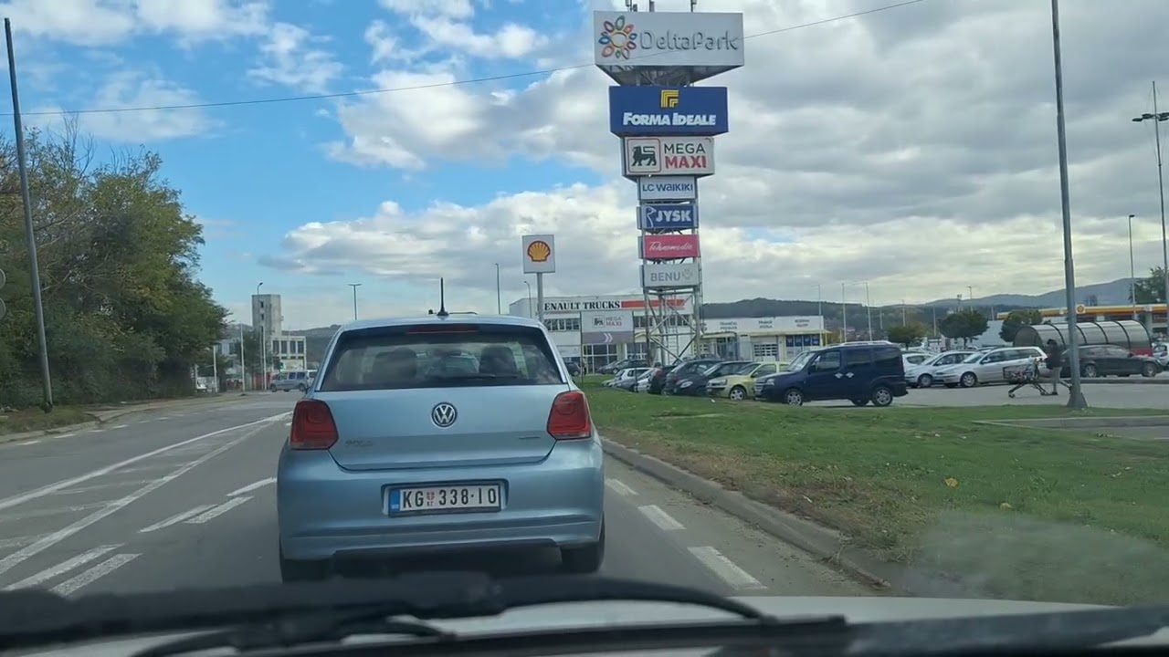 Kragujevac, vožnja 25. 10. 2025, Aerodrom- Ilina voda- Ilićevo