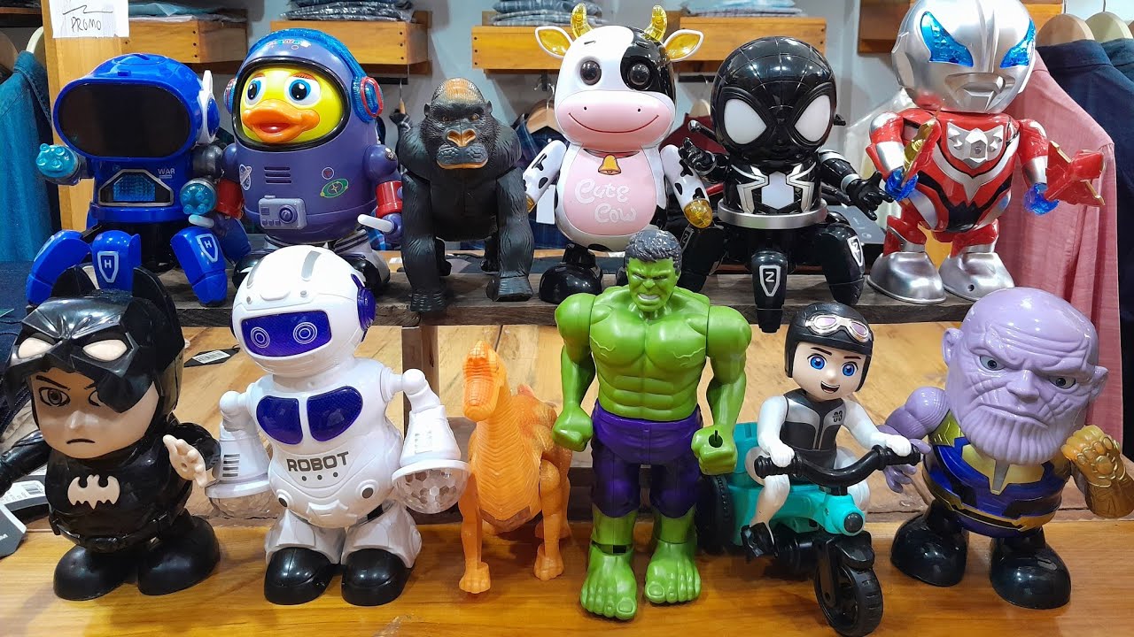 kumpulan robot goyang,robot dance,robot mechanical warrior,spiderman venom,bebek dance,ultraman,hulk