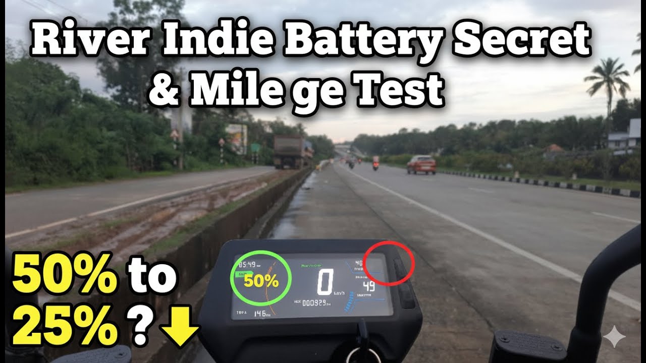 River Indie Range Test 50% to 25% | Battery Drain Test ??  The Secrets Unlocked!