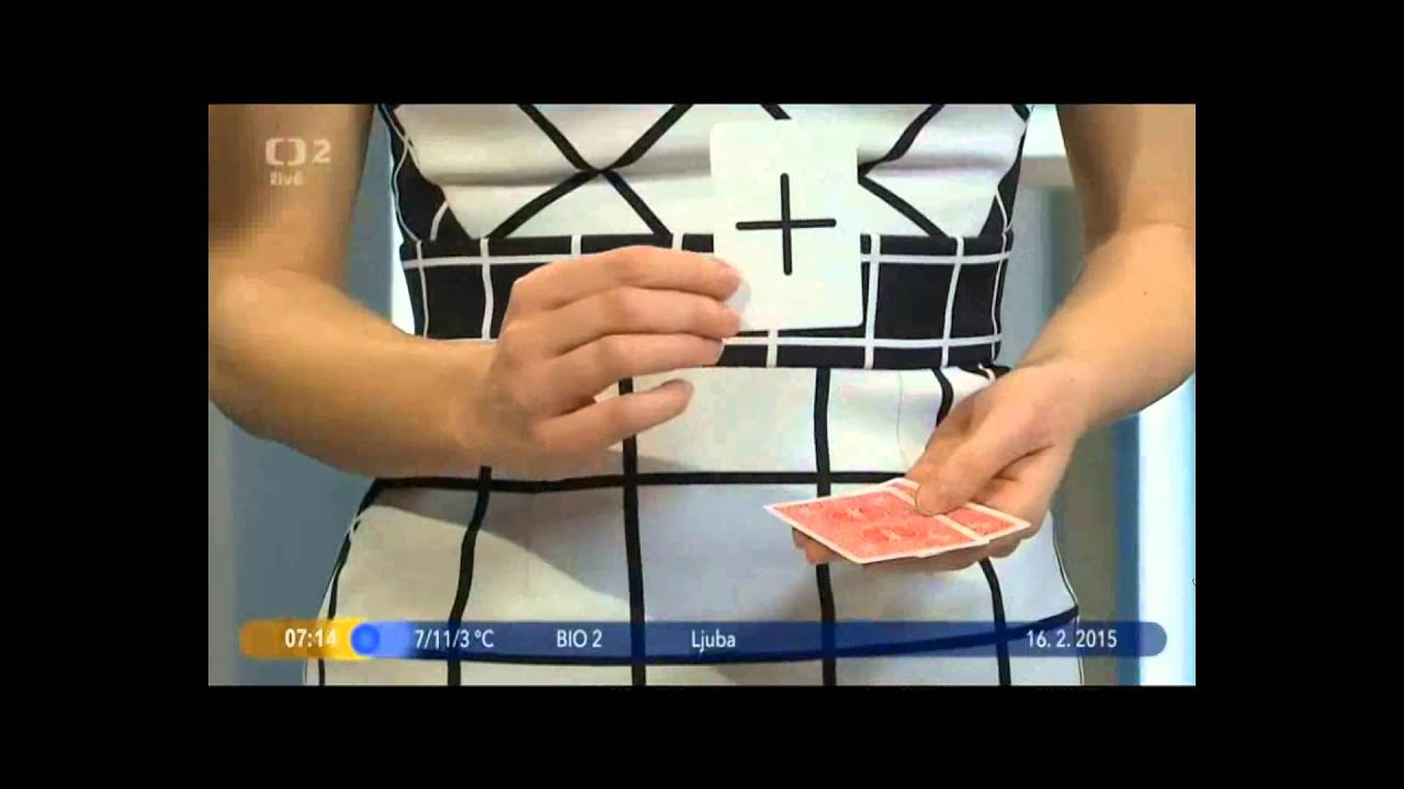 Kouzla, magie a iluze v České Televizi - Paměťový trik! Mentalismus a čtení myšlenek!