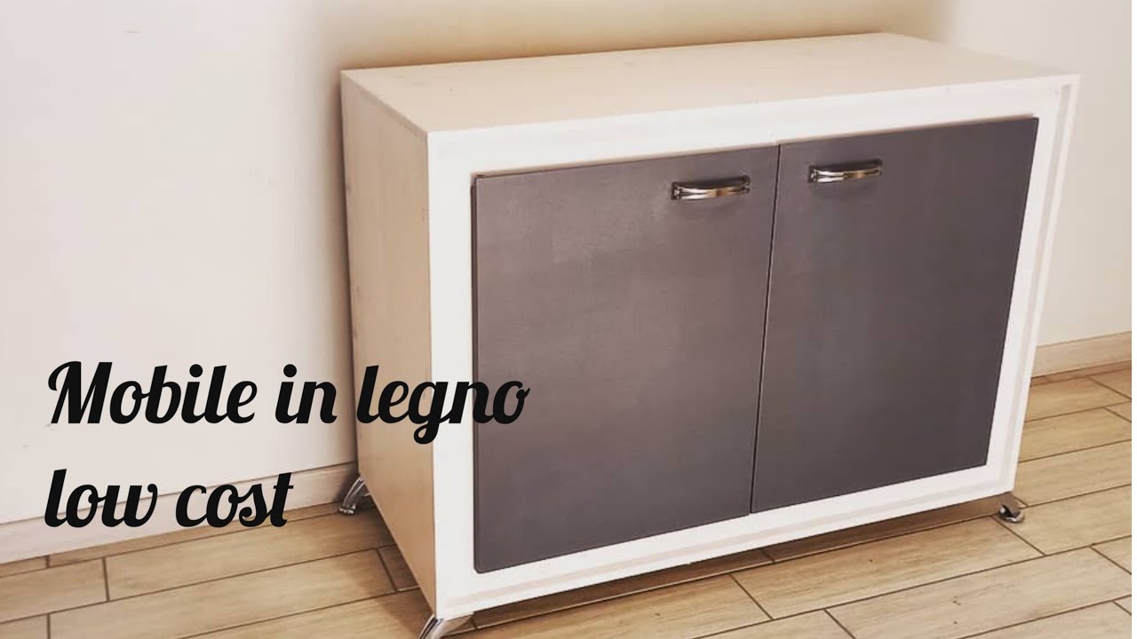 Come fare un semplice mobile in legno. Fai da te. Wooden cabintet diy low cost