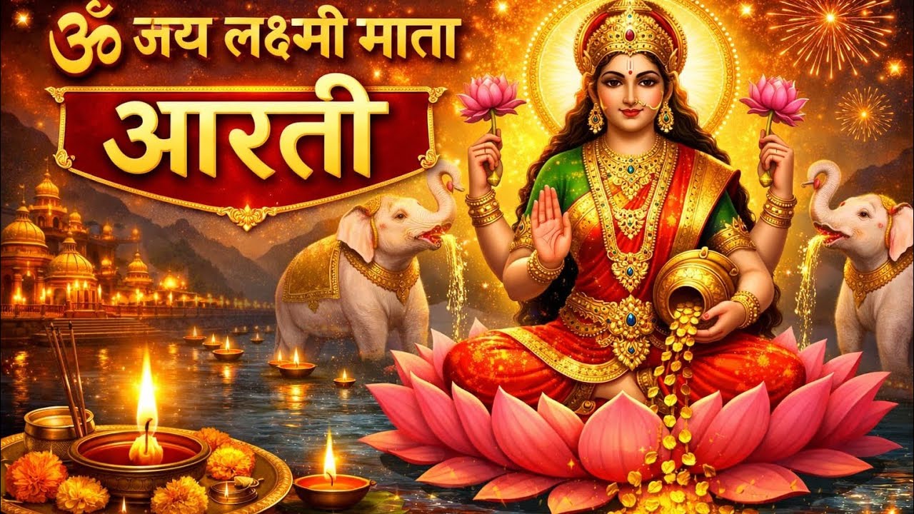 ओम जय लक्ष्मी माता //  lakshmi mata aarti/ om jay lakshmi mata/ lakshmi mata ki aarti