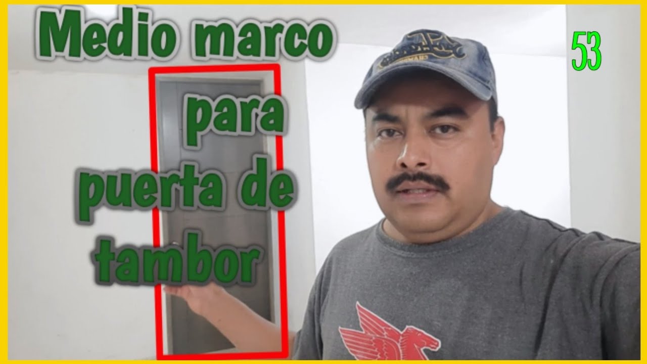 Como fabricar medio marco para puerta de recamara. 🚪🔨