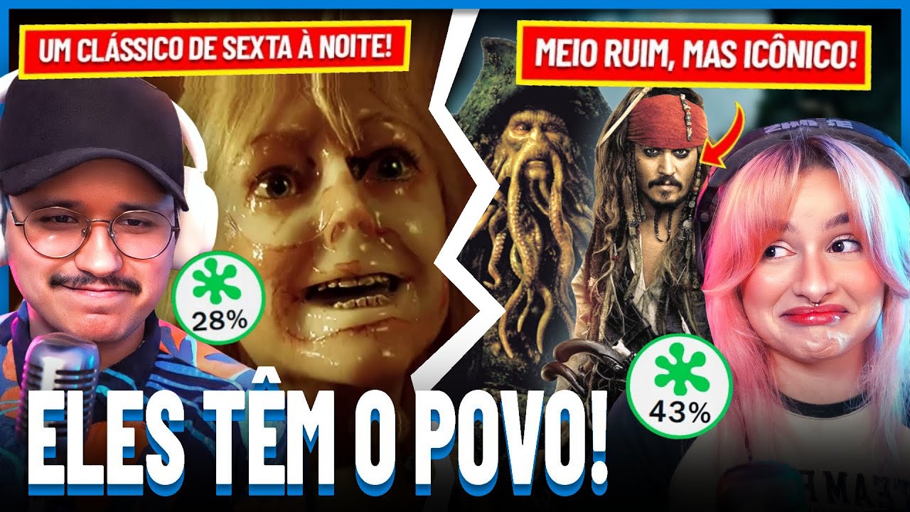 SERÁ QUE SÃO RUINS MESMO? 5 Filmes RUINS que TODO MUNDO GOSTA | React Canal PeeWee