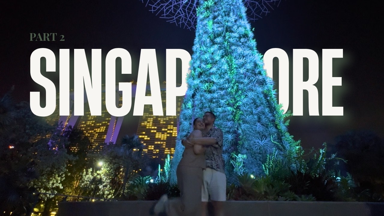  First 24 Hours in Singapore 🇸🇬 Hawker Food, Marina Bay & Travel Chaos | SE Asia with no plan part 2