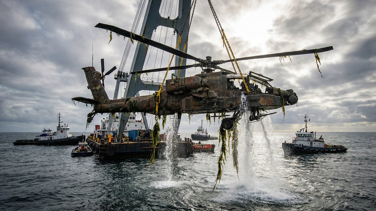 Apache Helicopter Restoration! Giant of the Deep: The Impossible Recovery of an AH-64 Apache