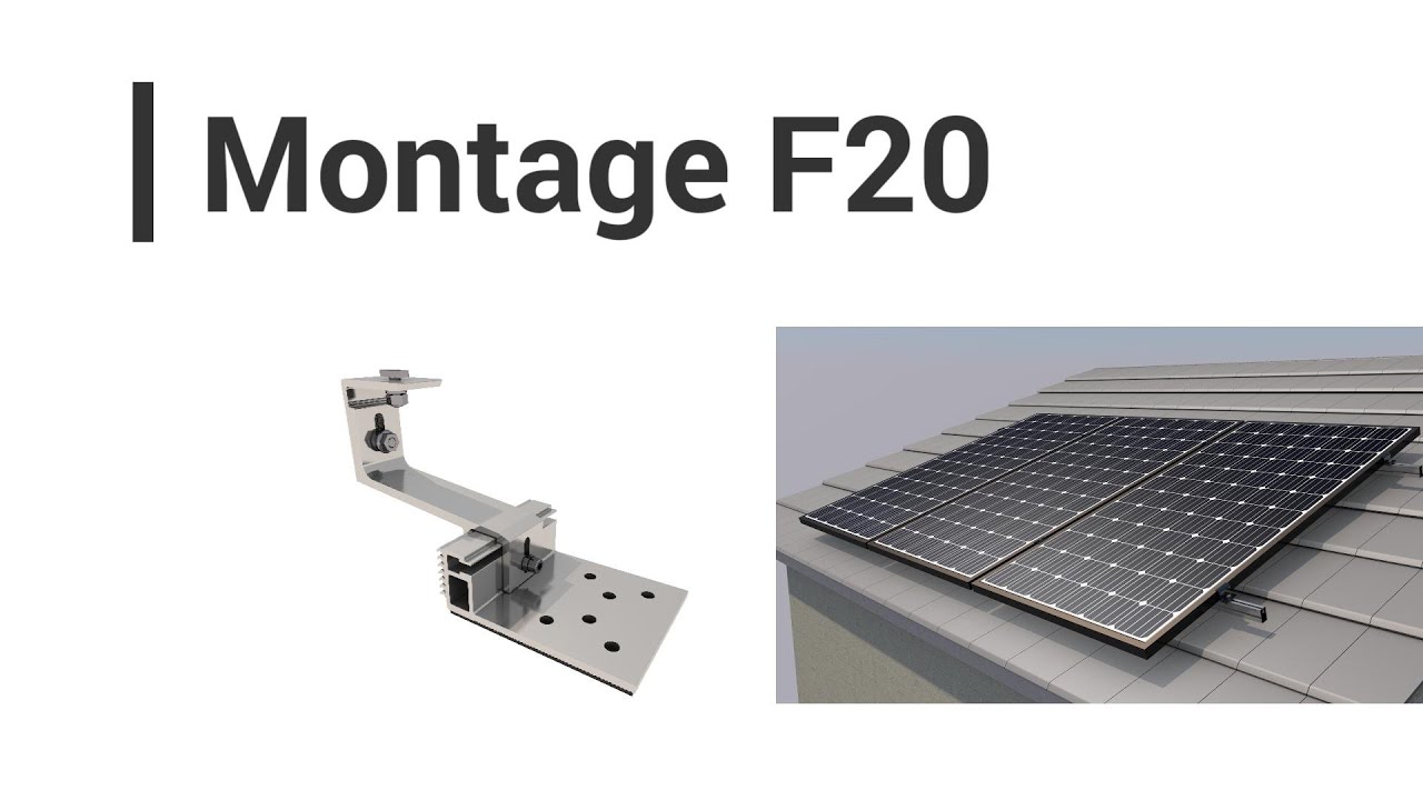 F20 - Video de montaje de Kits Sunfer - Solution pour toitures en tuile