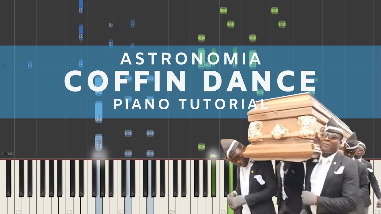Coffin Dance Meme - (Piano Tutorial)