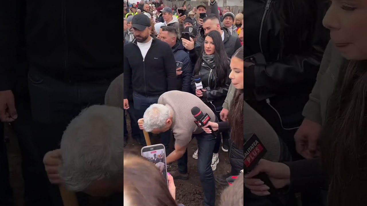 Patrioții și Călin Georgescu plantează copăcei. 🇷🇴