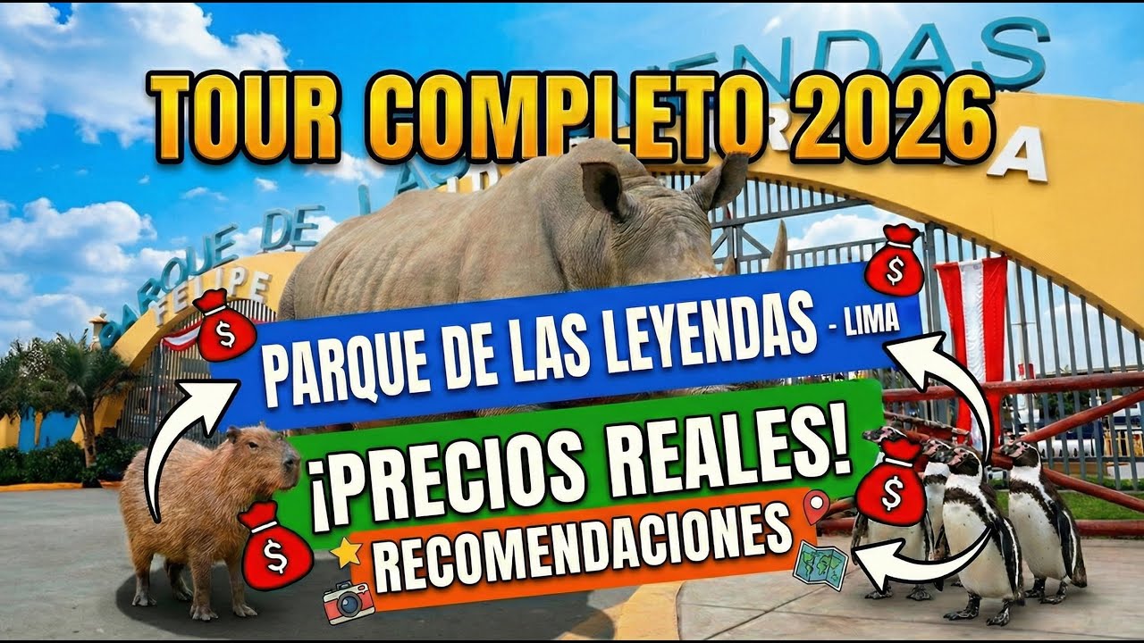 PARQUE DE LAS LEYENDAS 2026 RECORRIDO COMPLETO