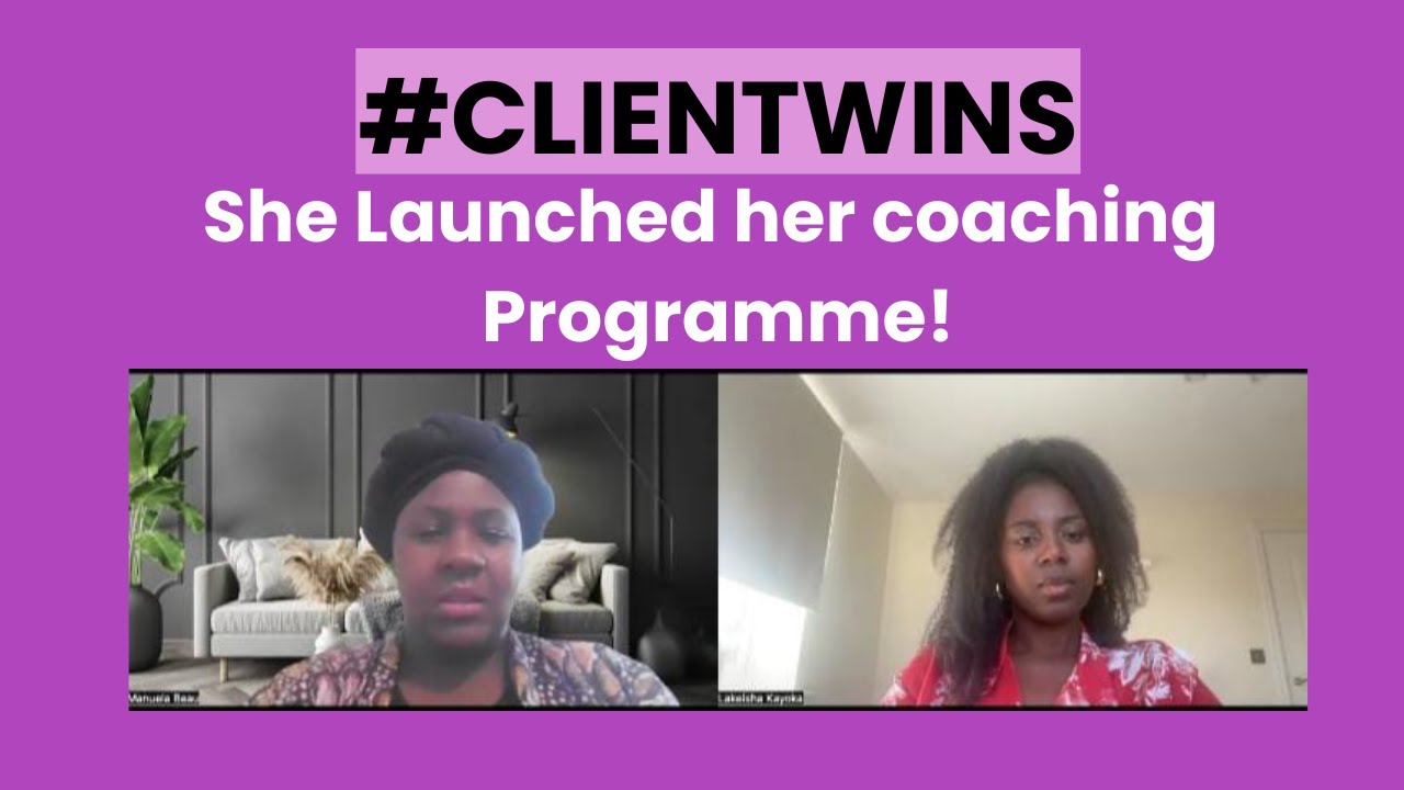 #clientwins | She Launched her coaching Programme!