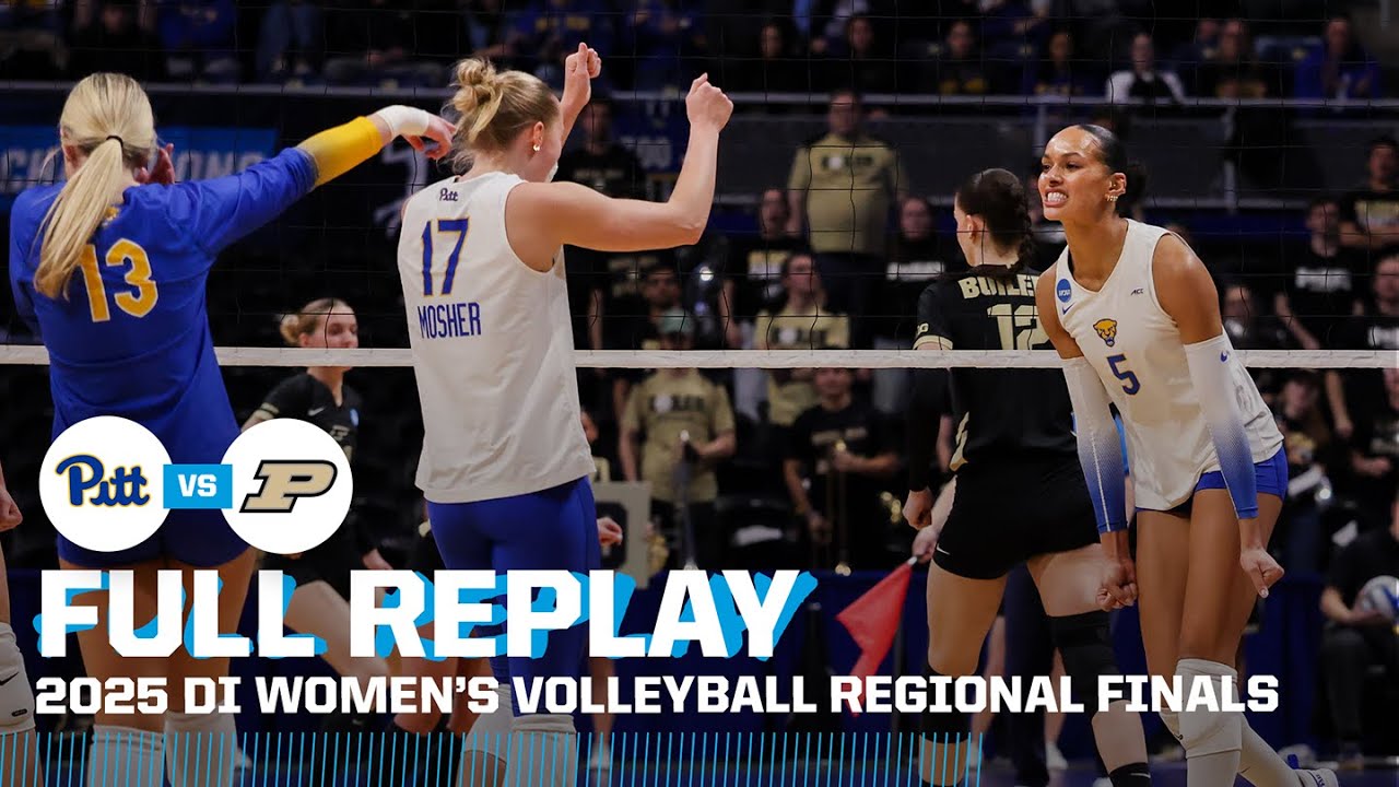 Pittsburgh vs. Purdue: 2025 NCAA women’s volleyball regional finals | FULL REPLAY