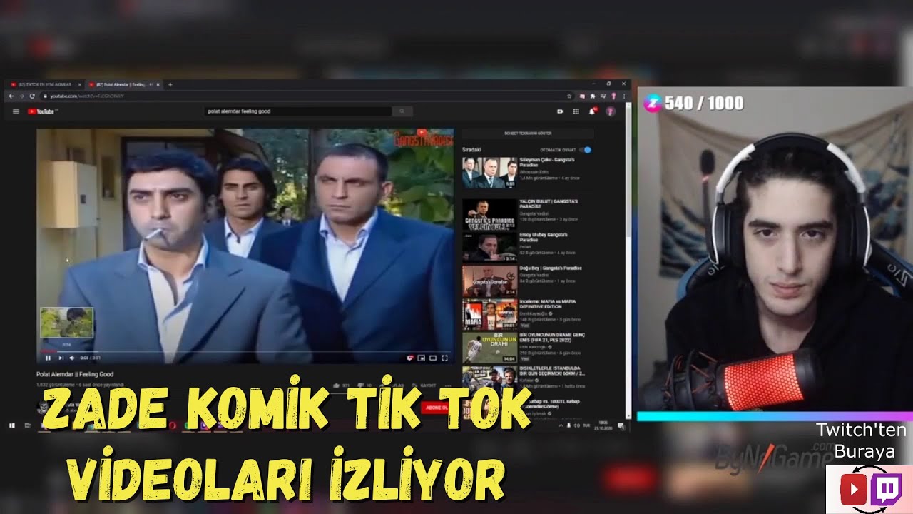 Zade izliyor | komik tiktok videoları- Twitch izliyor, Twitch komik anlar