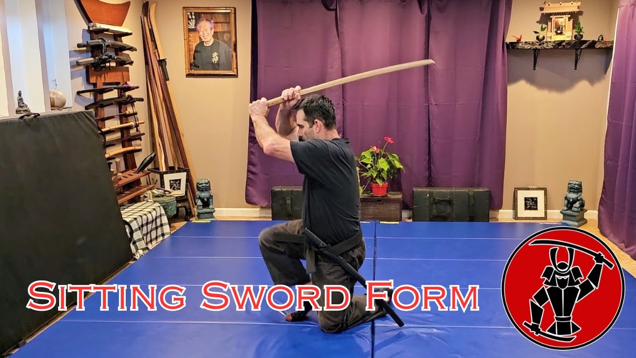 Sitting Sword Form with Katana, 