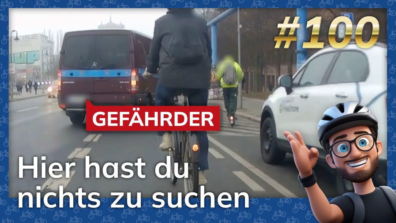 😠 Bus auf Radweg, Schneiden, Rotlicht – Berlin Cycling Diary #100