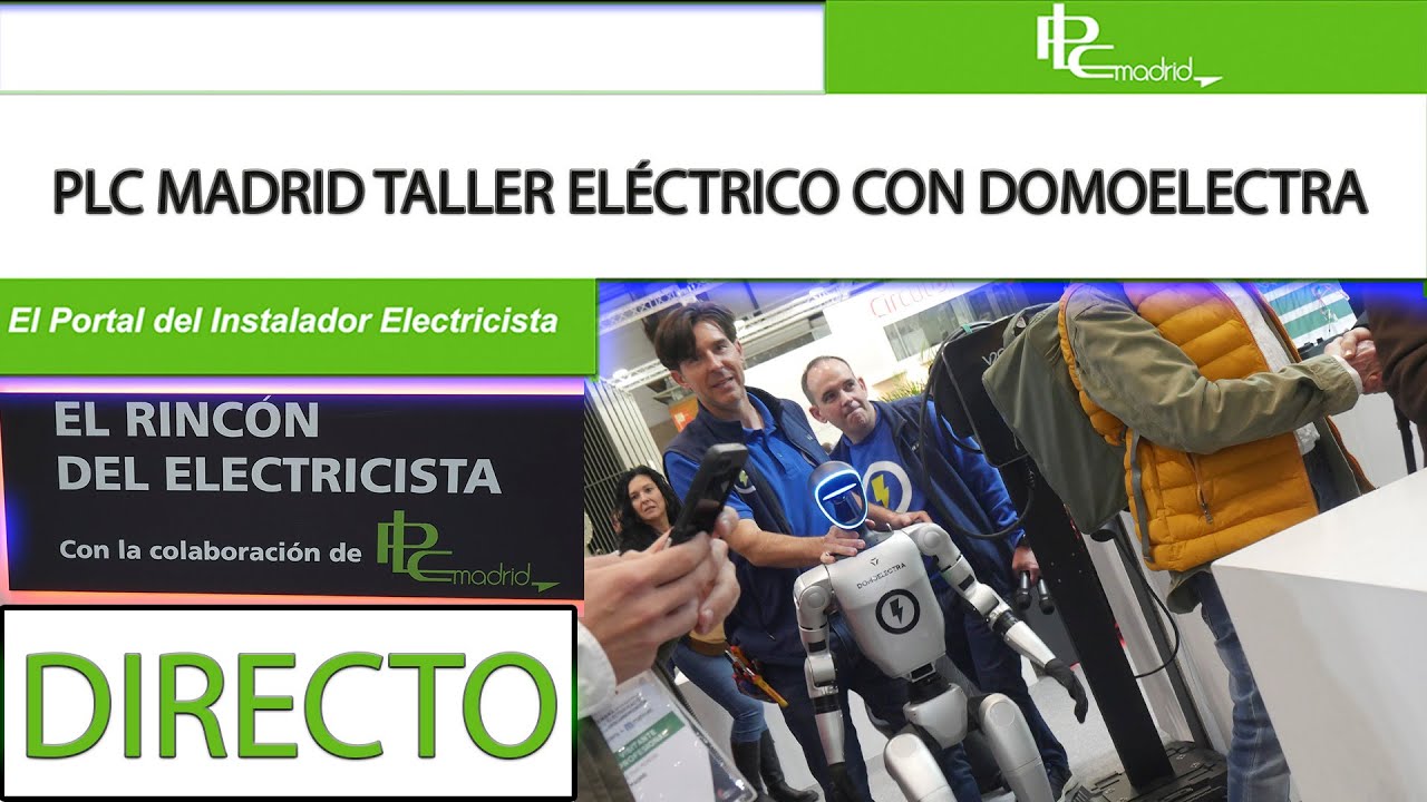 &iexcl;PLC Madrid est&aacute; emitiendo en directo! con DomoElectra