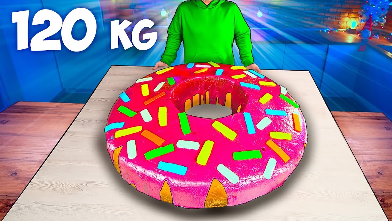 I Made A Giant 120 Kg Donut by VANZAI COOKING