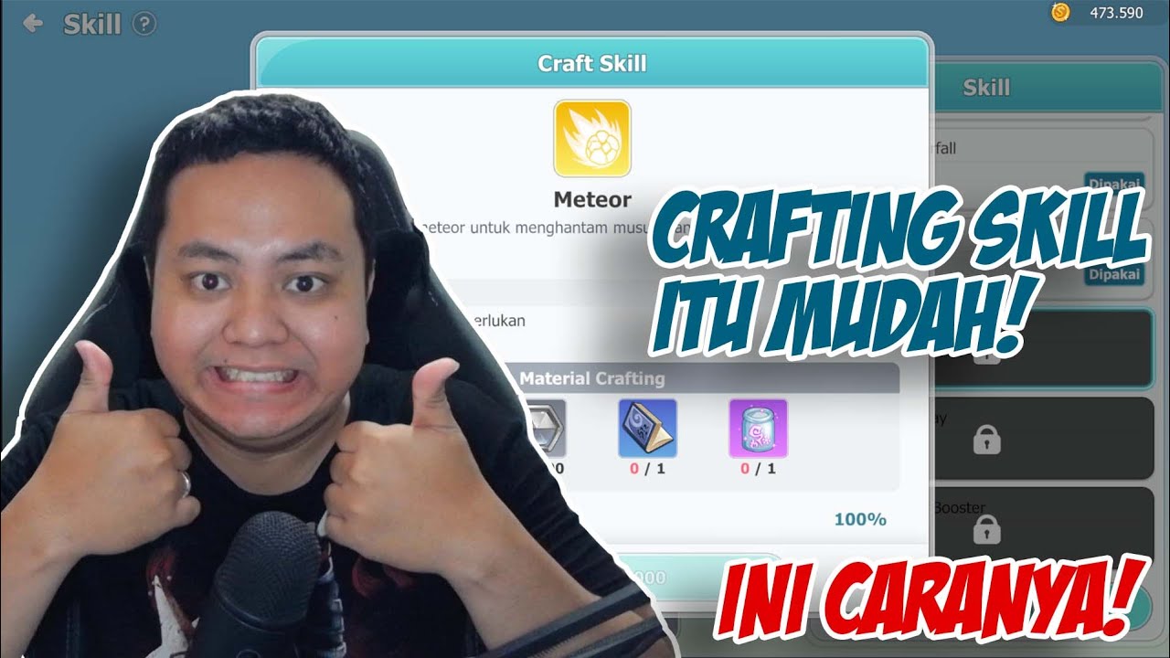 CARA CRAFTING SKILLS MUDAH, GAPAKE RIBET! Seal M Indonesia