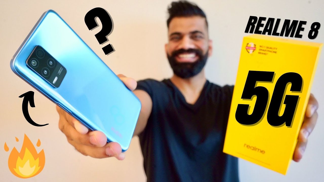 Realme 8 5G Unboxing & First Look - Cheapest 5G Phone | 7nm | 5000mAh | 90Hz🔥🔥🔥