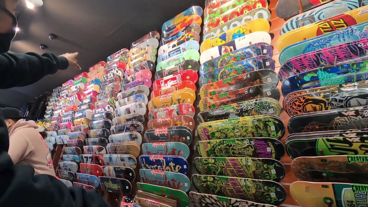 Buying New Akatsuki Skateboard at Legends board shop Whittier California
