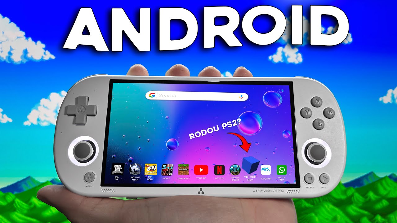 Rodei Android no Trimui Smart Pro e ele Rodou PS2? - Como Instalar o GammaOs
