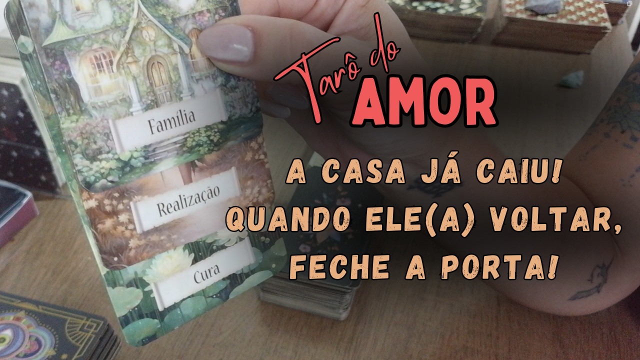 💘TARÔ AMOR💘NÃO CAIA EM PROMESSAS VAZIAS! 💔ELE INSISTE, MAS JÁ ACABOU!
