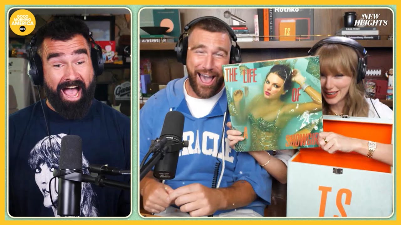 Taylor Swift reveals new album details on Kelce brothers' podcast