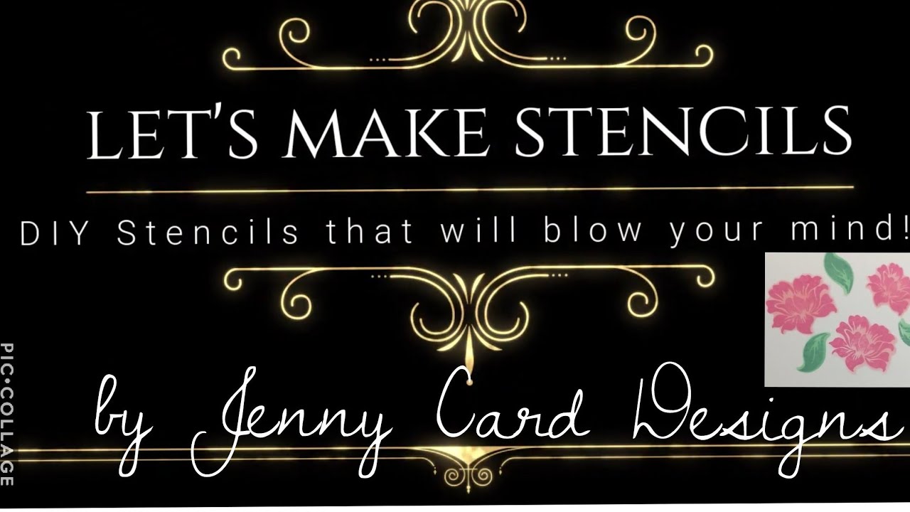 How to Make Your Own Stencils + Fun Stenciling Techniques | DIY Crafty Projects