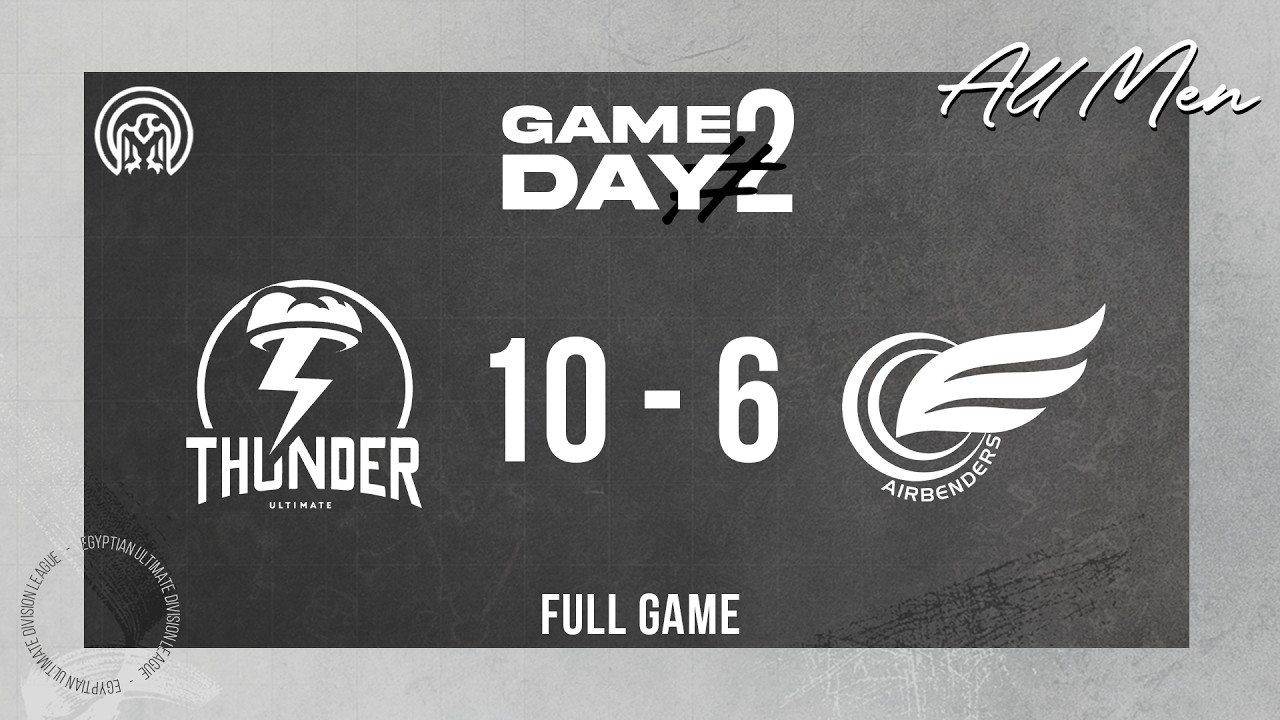 Airbenders VS Thunder - EUDL 26' - ALL MEN