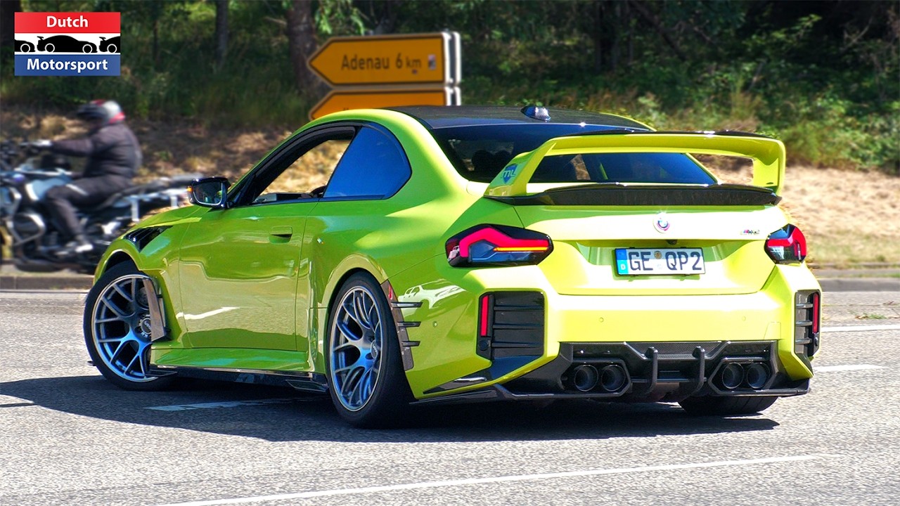 Tuned Cars leaving Nürburgring! - M2 near CRASH, RX7, AMG GTS Widebody, Skyline GTR, Nobel M12,...