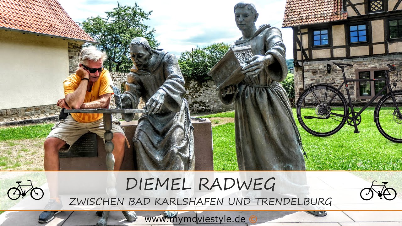 DER DIEMELRADWEG ZWISCHEN BAD KARLSHAFEN UND TRENDELBURG