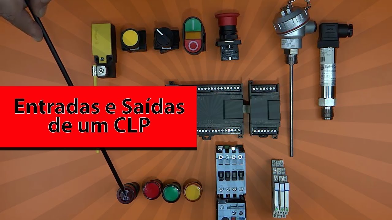 Entradas e saídas do CLP/Automação