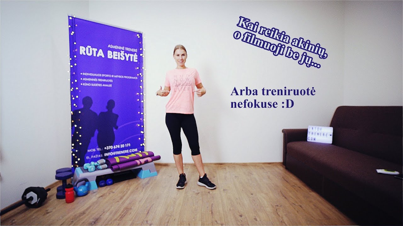 Namų treniruotė su Rūta - 2020 Liepa treniruotė - apatinei kūno daliai