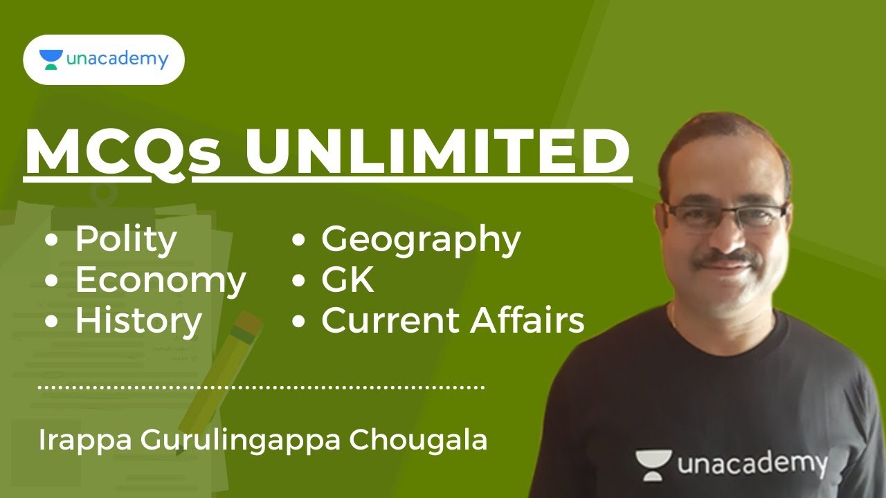 MCQs Unlimited | Polity/ Economy/ History/ Geography/ GK/ Current Affairs | KPSC | IG Chougala