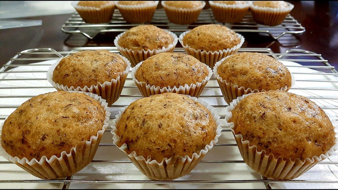 STEAMED BANANA CUPCAKE RECIPE | HOW TO MAKE BANANA CUPCAKES | NO BAKE BANANA CUPCAKES RECIPE