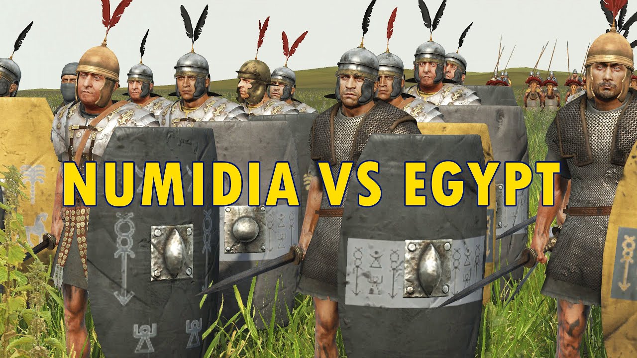 Нумидия против Египта — многопользовательская битва — Total War Rome 2