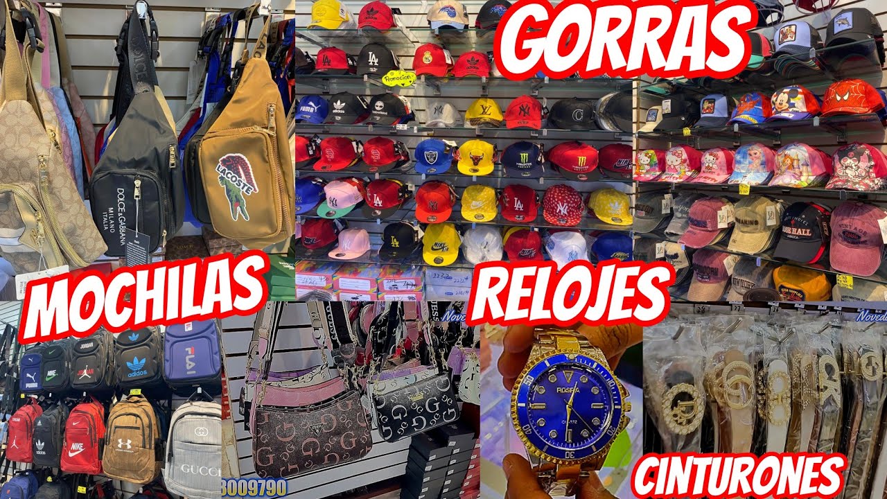 🤔 Precios BAJOS en Gorras, Relojes, Cinturon, Mochilas.. | Marcas REPLICAS 1.1 | Cerca de Tepito