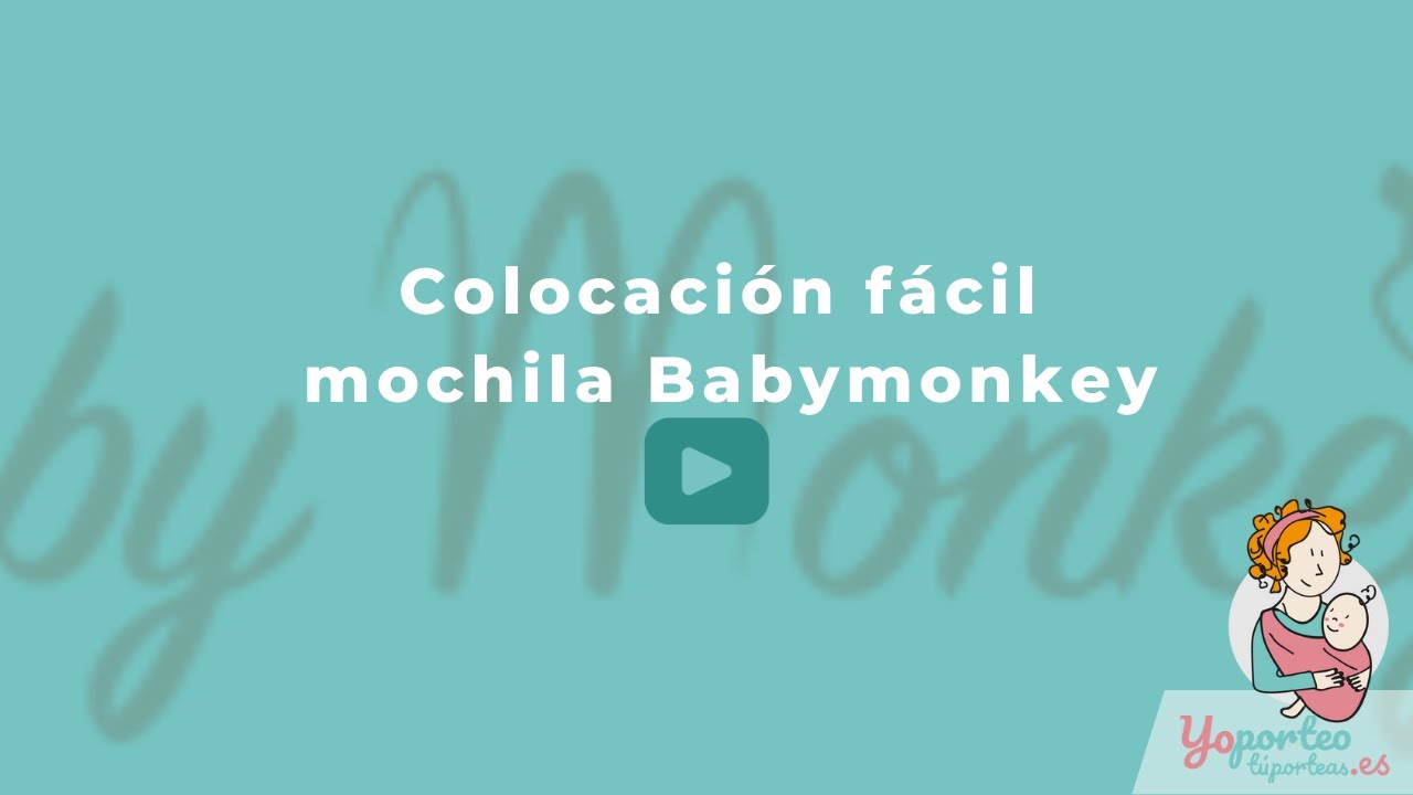 Mochila ergonómica BabyMonkey para recién nacido
