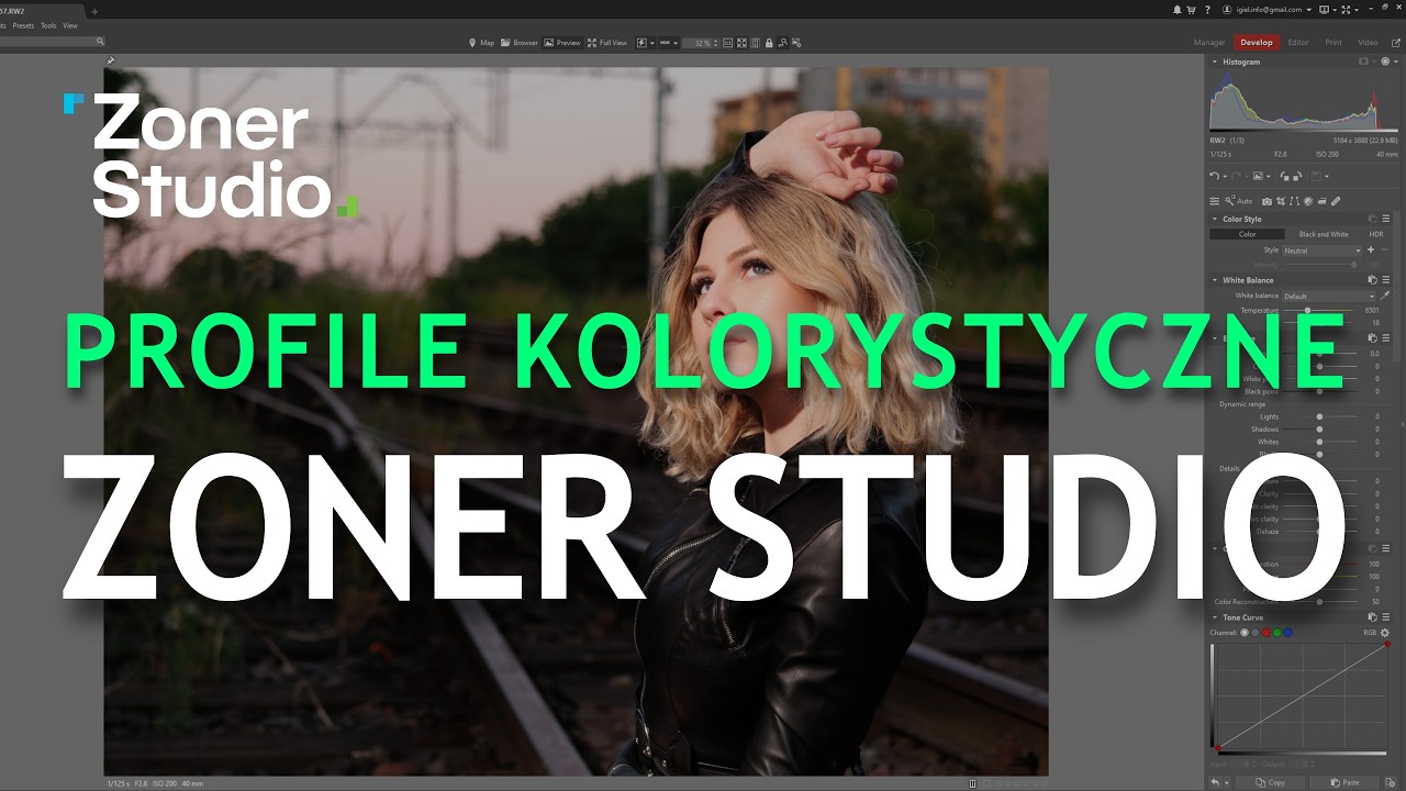 Profile kolorystyczne i korekcja obiektyw&oacute;w w Zoner Studio