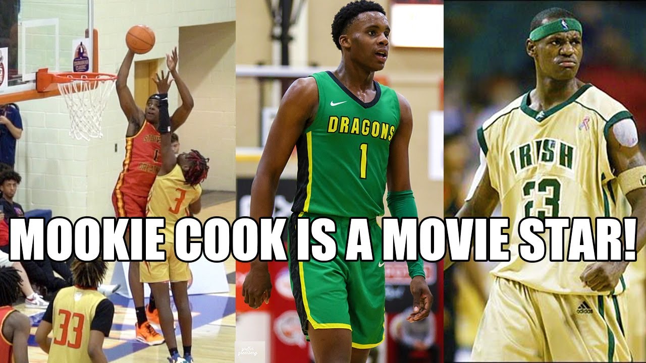 MOOKIE COOK IS PLAYING LEBRON IN A MOVIE!! 5-Star Oregon Commit Highlight Reel!